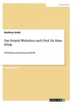 Das Projekt Weltethos nach Prof. Dr. Hans Küng