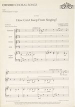 How can I keep from singing?