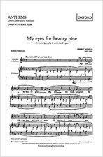 My eyes for beauty pine