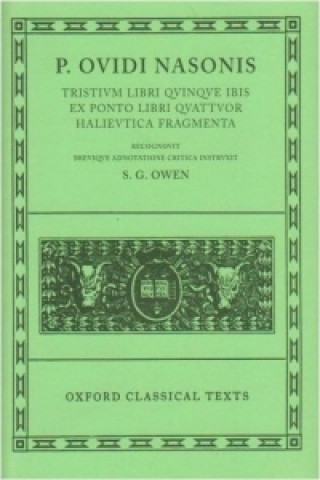 Ovid Tristia, etc