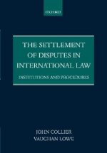 Settlement of Disputes in International Law