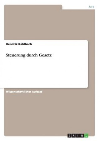 Steuerung durch Gesetz