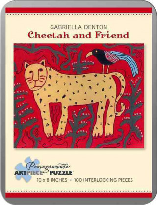 Cheetah and Friend Gabriella Denton 100-Piece Jigsaw Puzzle