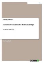 Kontenabschlusse und Kontoauszuge