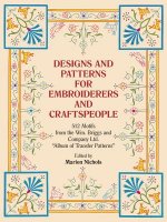 Designs and Patterns for Embroiderers and Craftsmen