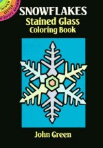 Snowflakes Stained Glass Colouring Book