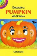 Make Your Own Halloween Pumpkin with 34 Stickers