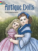 Antique Dolls Colouring Book