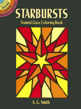 Starbursts Stained Glass Coloring Book