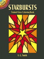 Starbursts Stained Glass Coloring Book