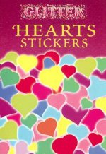 Glitter Hearts Stickers