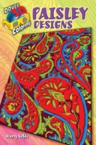 3-D Coloring Book - Paisley Designs