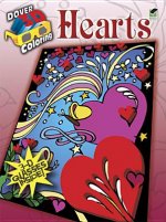 3-D Coloring Book - Hearts