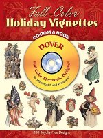 Full-Color Holiday Vignettes CD-ROM and Book