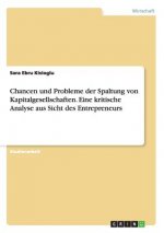 Chancen und Probleme der Spaltung von Kapitalgesellschaften. Eine kritische Analyse aus Sicht des Entrepreneurs