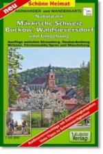 Radwander- und Wanderkarte Naturpark Märkische Schweiz, Buckow, Müncheberg, Waldsieversdorf und Umgebung