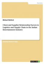 Client and Supplier Relationship Factors in Logistics and Supply Chain in the Indian Entertainment Industry