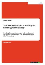 UNESCO Weltdekade Bildung fur nachhaltige Entwicklung