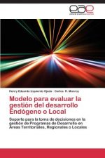 Modelo Para Evaluar La Gestion del Desarrollo Endogeno O Local