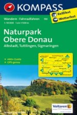 KOMPASS Wanderkarte Naturpark Obere Donau - Albstadt - Tuttlingen - Sigmaringen