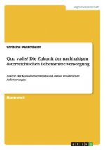 Quo vadis? Die Zukunft der nachhaltigen oesterreichischen Lebensmittelversorgung