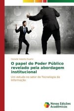 O papel do Poder Publico revelado pela abordagem institucional