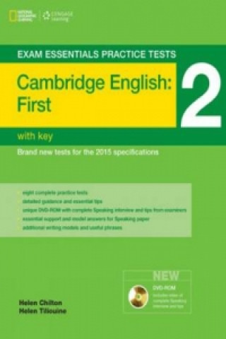 Exam Essentials: Cambridge First Practice Tests 2 w/key + DV