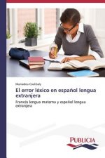error lexico en espanol lengua extranjera