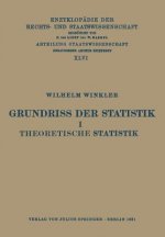 Grundriss Der Statistik I Theoretische Statistik