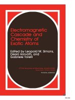 Electromagnetic Cascade and Chemistry of Exotic Atoms