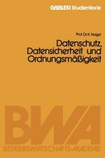 Datenschutz, Datensicherheit Und Ordnungsmassigkeit