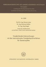 Vergleichende Untersuchungen Mit Den Internationalen Festigkeitsprufverfahren Fur Gesteinssplitte