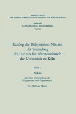 Katalog Der Bithynischen M nzen Der Sammlung Des Instituts F r Altertumskunde Der Universit t Zu K ln