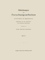 Mitttelungen UEber Forschungsarbeiten Auf Dem Gebiete Des Ingenieurwesens