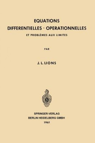 Equations Differentielles Operationnelles