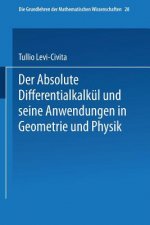 Absolute Differentialkalkul Und Seine Anwendungen in Geometrie Und Physik