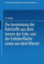 Gewinnung Der Rohstoffe Aus Dem Innern Der Erde, Von Der Erdoberflache Sowie Aus Dem Wasser