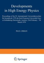 Developments in High Energy Physics