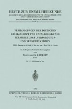 Verhandlungen Der Deutschen Gesellschaft Fur Unfallheilkunde Versicherungs-, Versorgungs- Und Verkehrsmedizin
