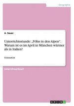 Unterrichtsstunde