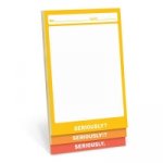 Knock Knock Seriously 3 Way Pad (Small)