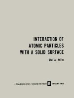 Interaction of Atomic Particles with a Solid Surface / Vzaimodeistvie Atomnykh Chastits S Poverkhnost'yu Tverdogo Tela /