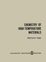 Chemistry of High-Temperature Materials