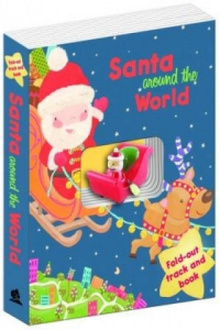 Santa Around World Fold Out Track & Bk
