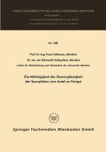 Abh ngigkeit Der Querzugfestigkeit Der Spanplatten Vom Anteil an Feingut