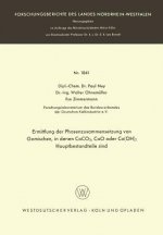 Ermittlung Der Phasenzusammensetzung Von Gemischen, in Denen Caco3, Cao Oder Ca(oh)2 Hauptbestandteile Sind