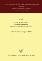 Kalorische Untersuchungen an Wolle