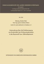Untersuchung UEber Die Drehbewegung Von Druckrollern Bei Walzenstreckwerken in Der Baumwoll- Bzw. Zellwollspinnerei