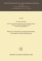 Beitrag Zur Untersuchung Rotationssymmetrischer Tandemgitter Fur UEberschallstroemung