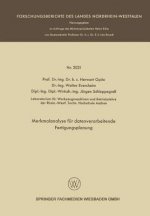 Merkmalanalyse Fur Datenverarbeitende Fertigungsplanung